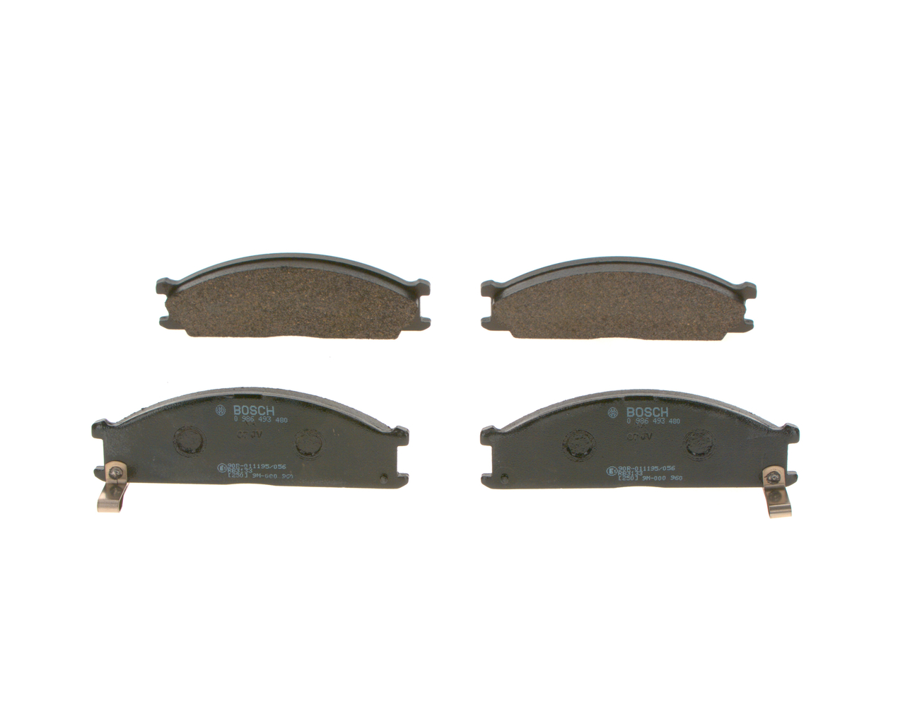 Número OEM D1060 VL32A - Juego de pastillas de freno 0 986 493 480 NISSAN, INFINITI