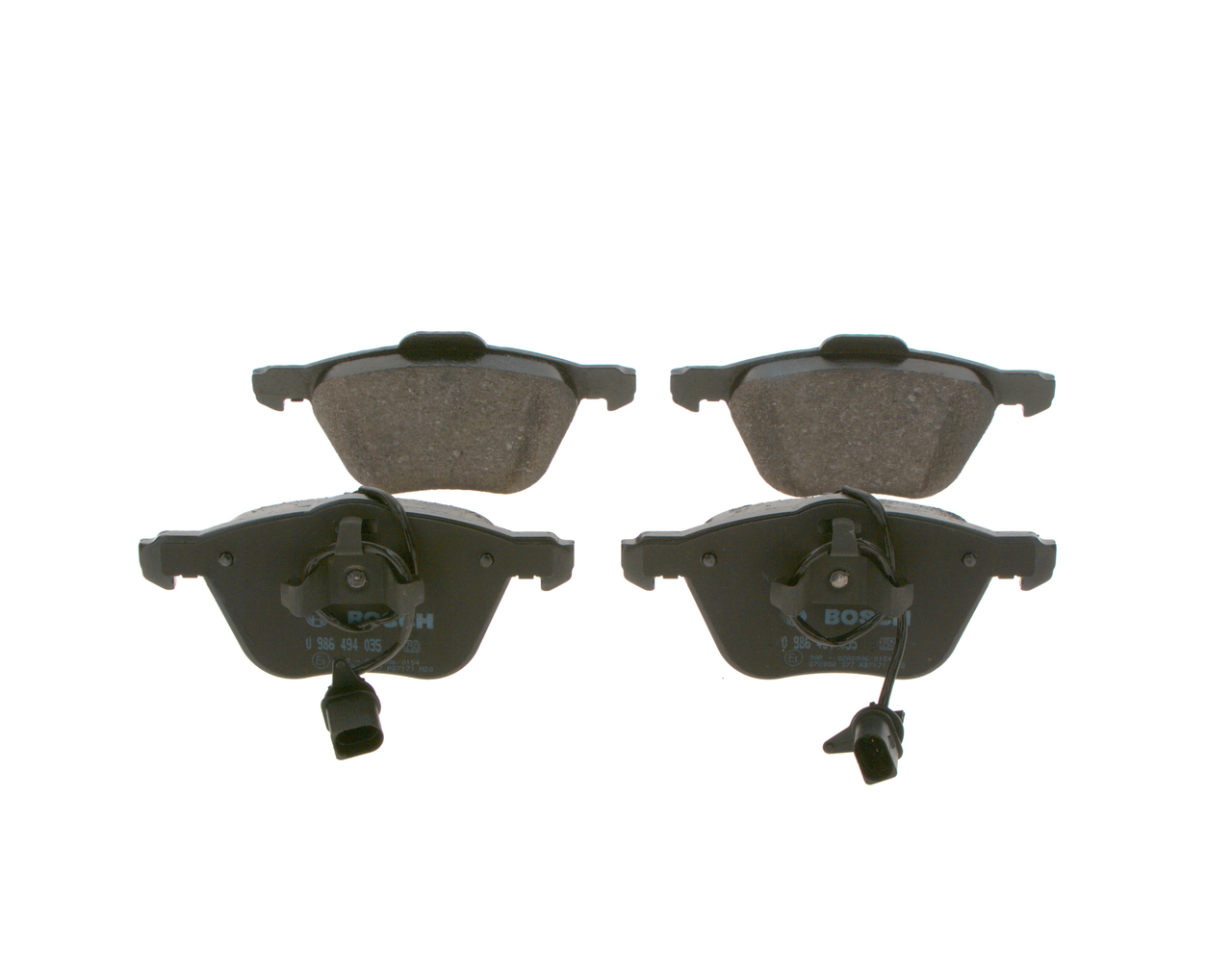 Número OEM 1 133 446 - Juego de pastillas de freno 0 986 494 035 SEAT, FORD, CHEVROLET, SATURN