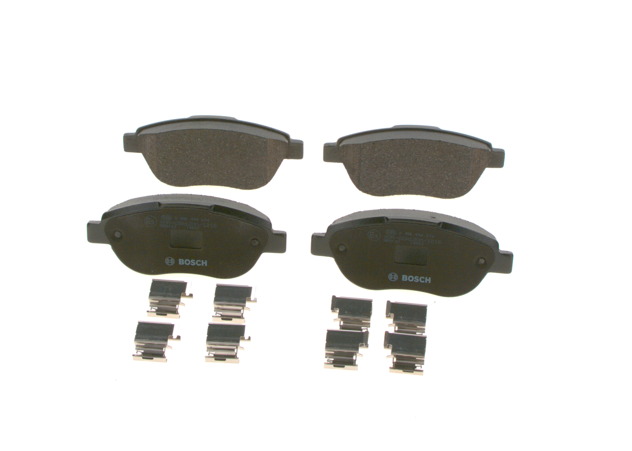 0 986 494 074 BOSCH 77365026 Brake pad set
