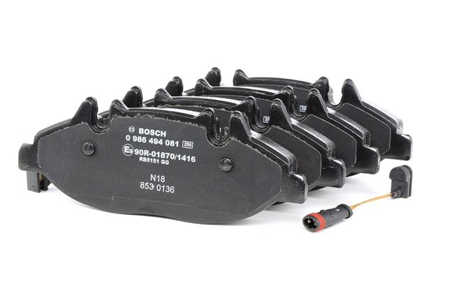 BOSCH 0 986 494 081 Bremsklötze MERCEDES-BENZ Vito Mixto (W639)