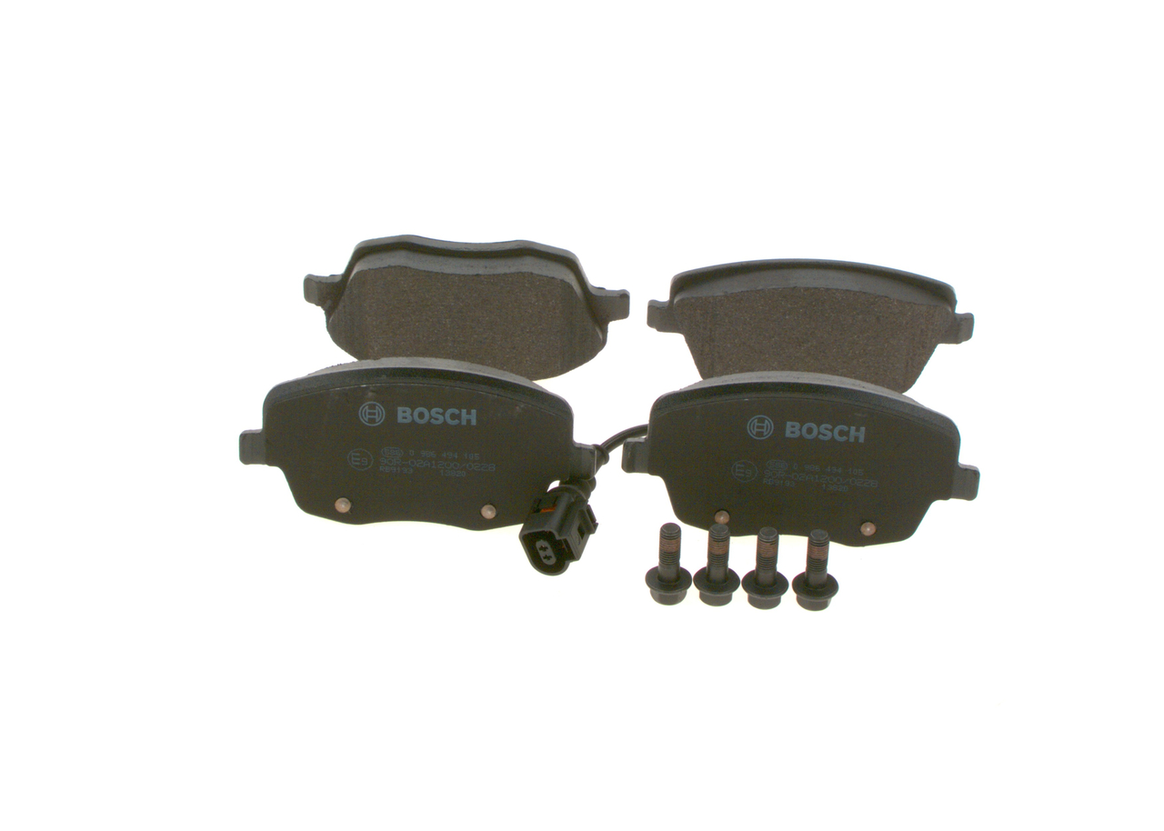 Numéro OEM 6Q0 698 151 C - Plaquettes de frein 0 986 494 105 AUDI, FORD, SEAT, SKODA, PORSCHE