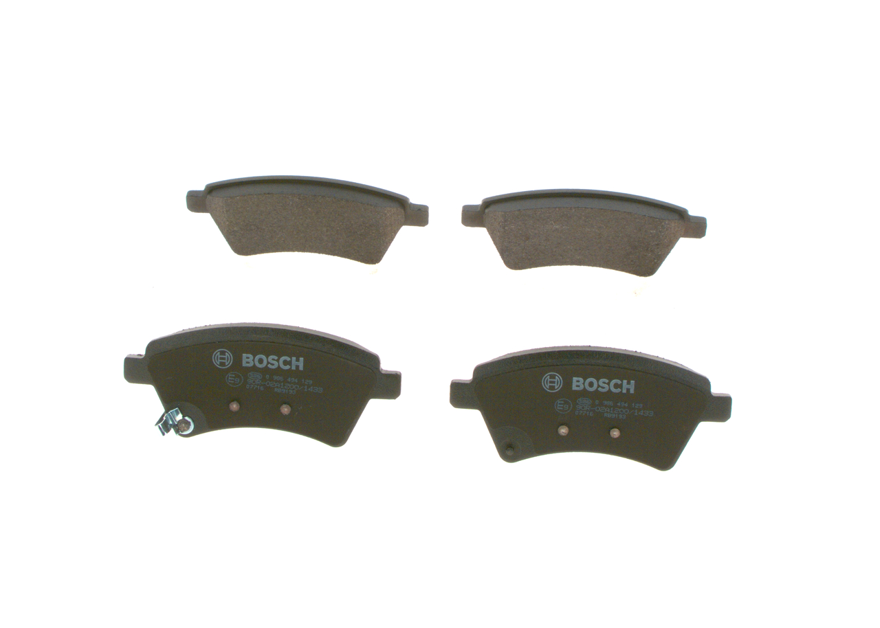 OEM-Nummer 71773147 - Bremsbeläge 0 986 494 129 FIAT, ALFA ROMEO, CHRYSLER, LANCIA, FERRARI
