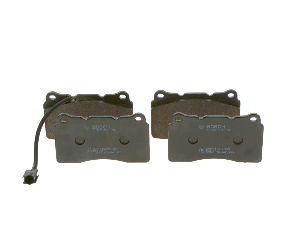 Kit pastiglie freni 0 986 494 131 BOSCH ALFA ROMEO 159 Sedan (939) 2.4 JTDM (939AXD12, 939AXD1B) 2011 200 CV