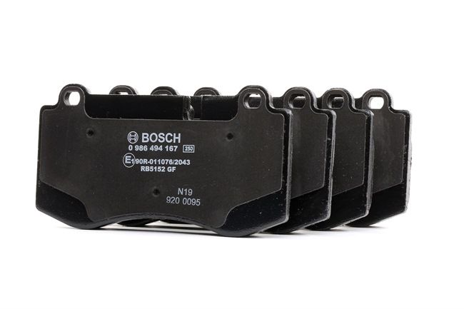 Número OEM A 004 420 80 20 - Juego de pastillas de freno 0 986 494 167 MERCEDES-BENZ, BRABUS