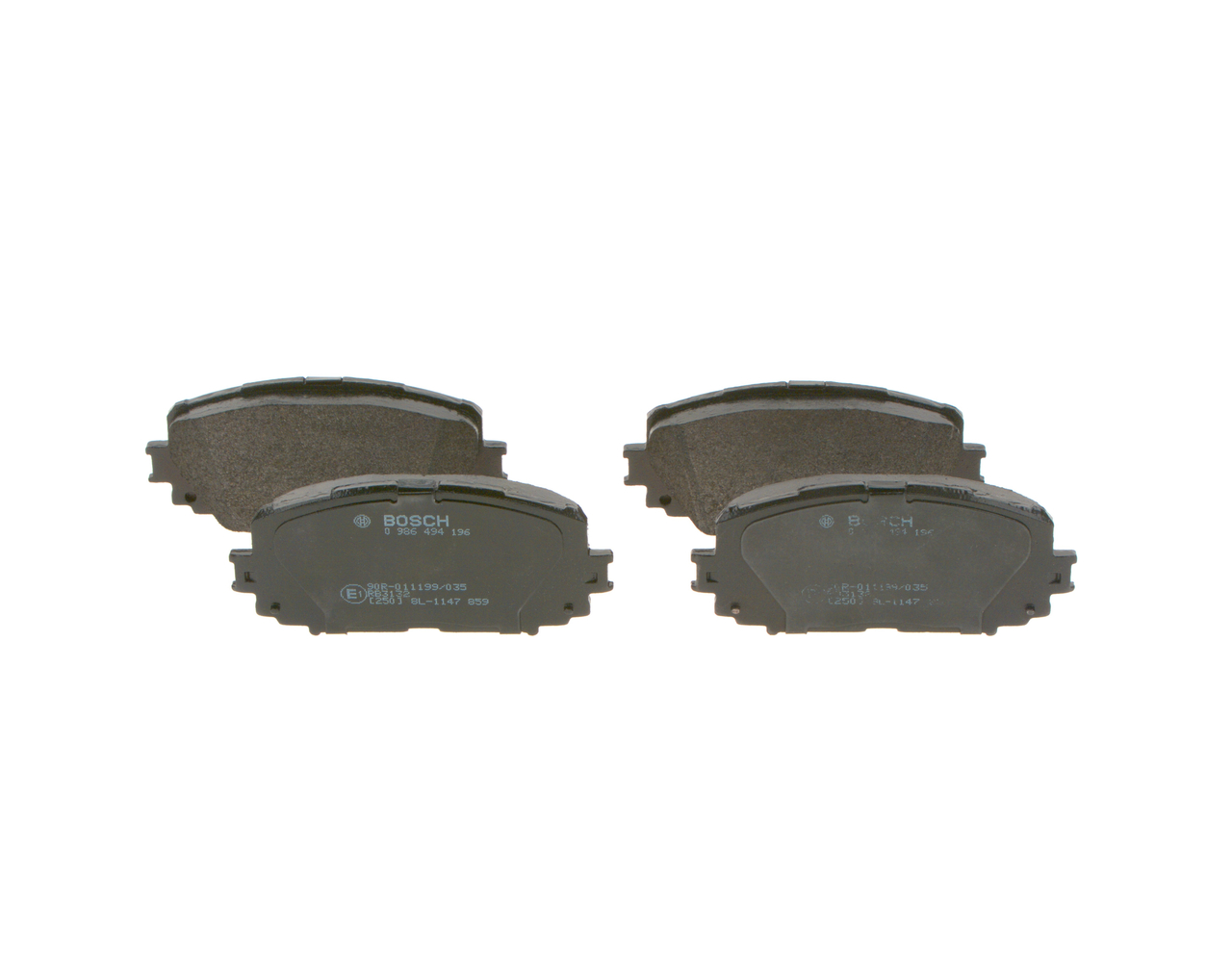 BOSCH 0 986 494 196 Mass air flow sensor (MAF) TOYOTA Yaris Hatchback (_P13_) 1.3 95 hp Petrol 2013