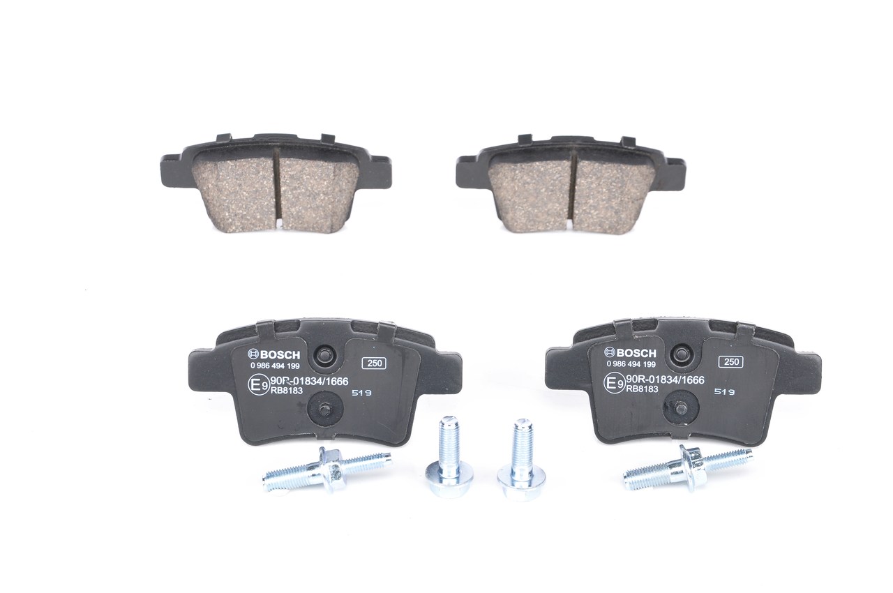 BOSCH 0 986 494 199 Bremsbelag CITROËN C4 II Picasso