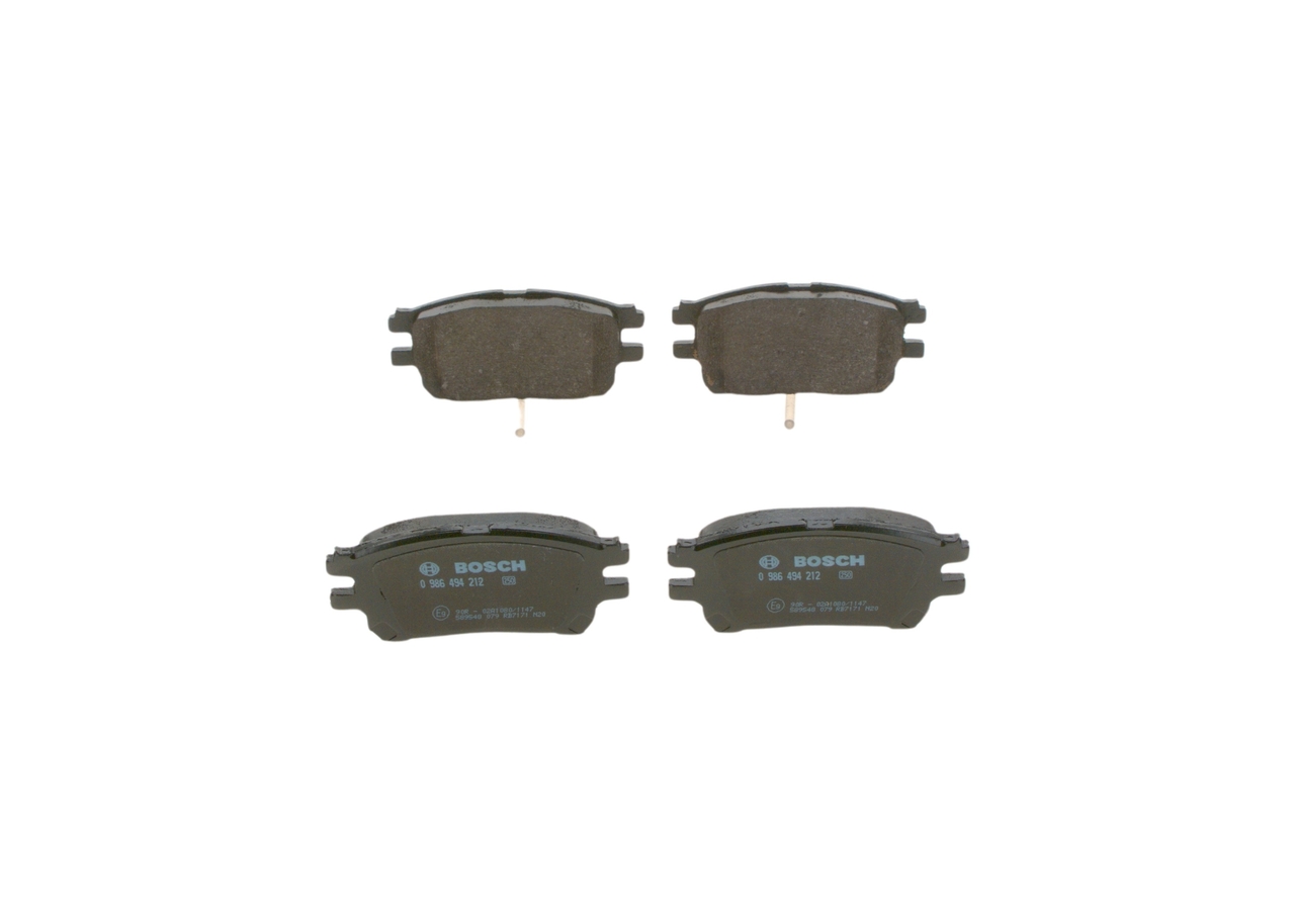 Número OEM 04465 YZZCL - Juego de pastillas de freno 0 986 494 212 TOYOTA, LEXUS, SATURN, WIESMANN