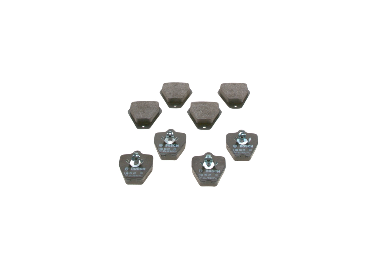 Numéro OEM 8D0 698 151 B - Plaquettes de frein 0 986 494 215 AUDI, SEAT, SKODA