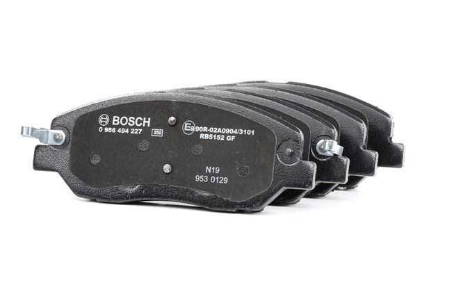 Número OEM 58101 2JA11 - Pastilhas de travão 0 986 494 227 CITROËN, HYUNDAI, KIA
