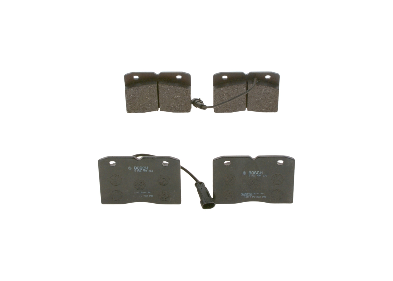 Kit pastiglie freni 0 986 494 276 BOSCH IVECO Daily II Camion pianale/Telaio 2.8 35-12 1999 122 CV