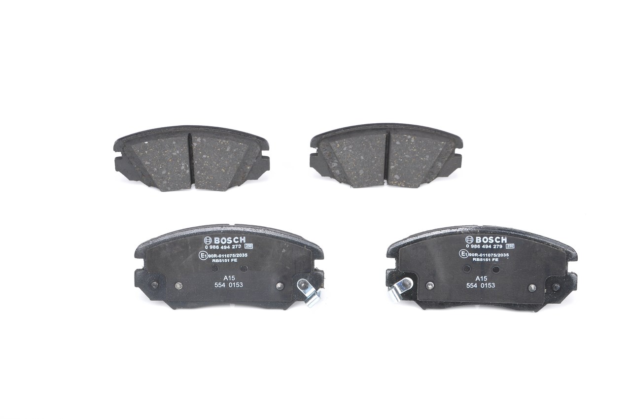 BOSCH 0 986 494 279 Bremssteine CHEVROLET Malibu VIII (V300)