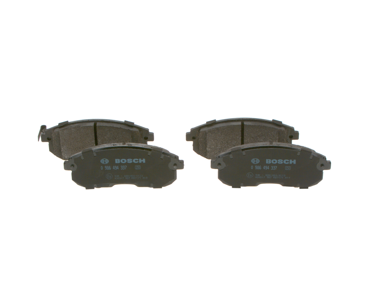 0 986 494 337 BOSCH 5581080J01 Brake pad set