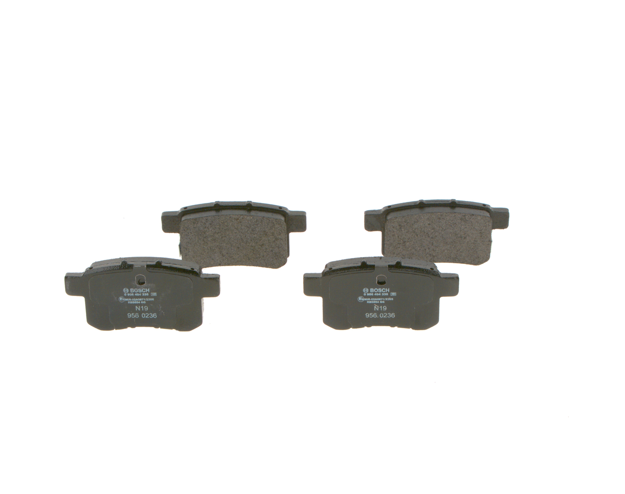 BOSCH 0 986 494 338 Bremsbelag HONDA Accord VIII Tourer (CW)