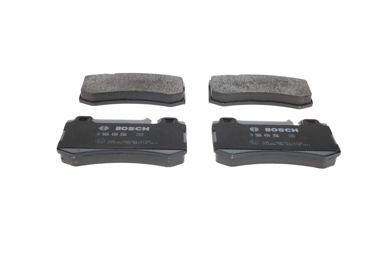 OEM nummer A 004 420 49 20 - Bremseklosser 0 986 494 356 MERCEDES-BENZ