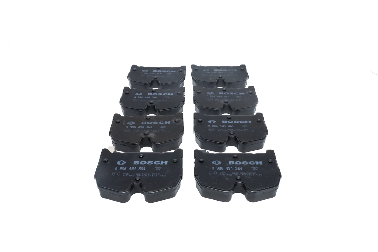 Número OEM 004 420 45 20 - Juego de pastillas de freno 0 986 494 364 MERCEDES-BENZ