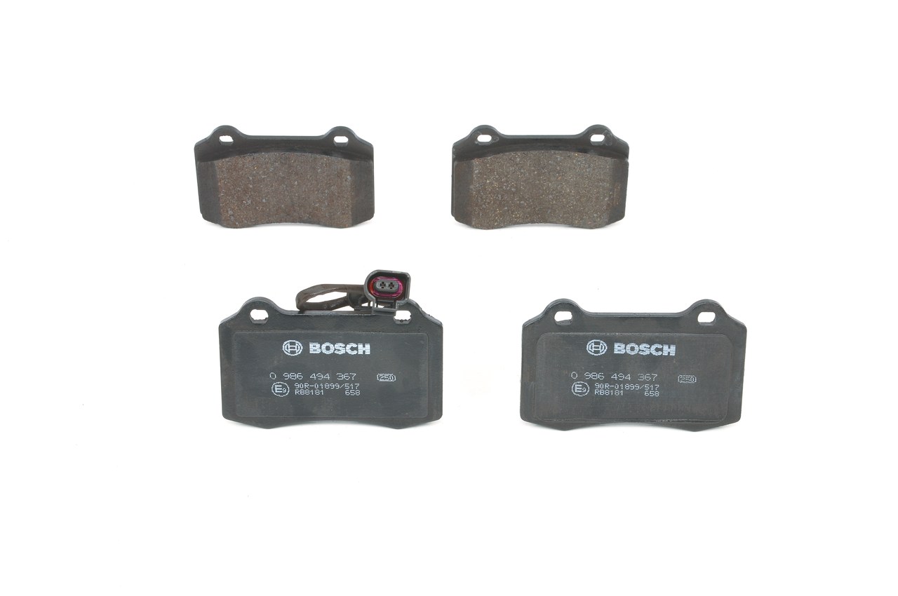 Número OEM C2C 8361 - Juego de pastillas de freno 0 986 494 367 SEAT, PEUGEOT, CITROËN, VOLVO, JAGUAR