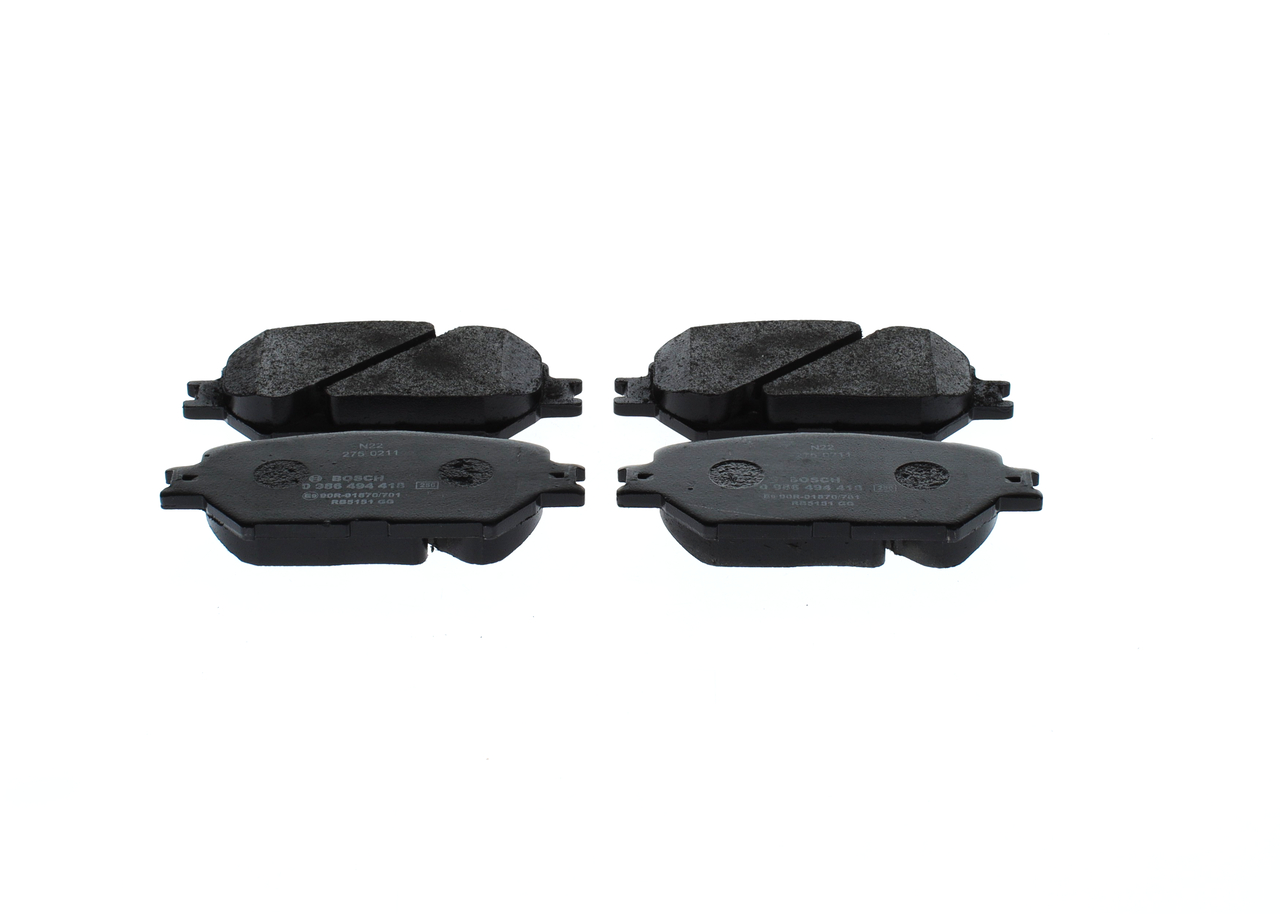 OEM nummer 04465 30 340 - Bremseklosser 0 986 494 418 TOYOTA, OPEL, LEXUS, SATURN, WIESMANN