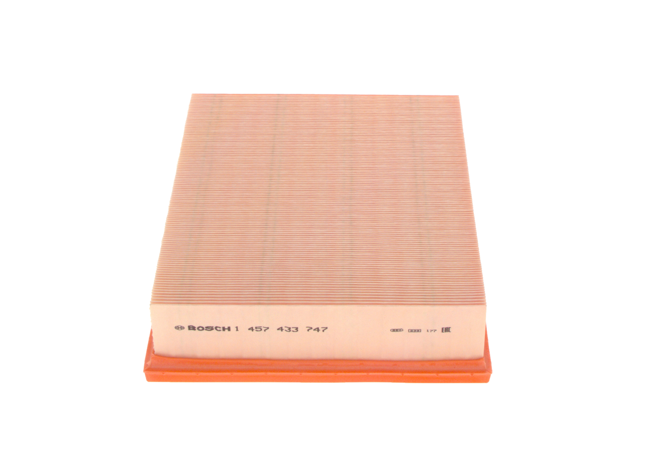 Filtro aria 1 457 433 747 BOSCH Volkswagen Transporter T4 Bus (70B, 70C, 7DB, 7DK, 70J, 70K, 7DC, 7DJ) 2.5 Syncro 1997 115 CV