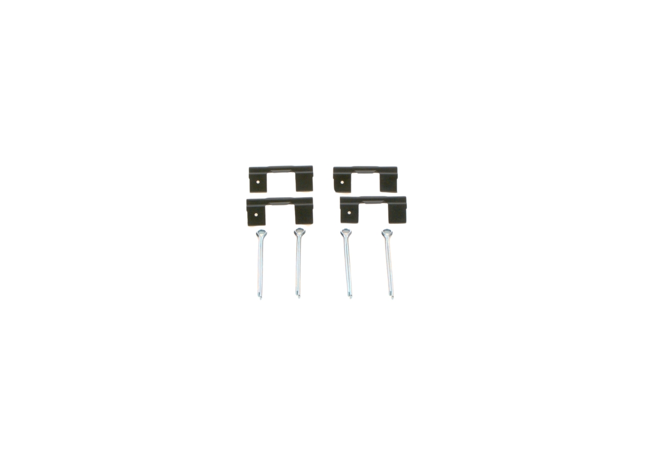 Accessoireset voor remblokken 1 987 474 115 BOSCH FORD Transit Mk4 Flatbed Vrachtwagen/Chassis (VE83) 2.5 TD 1996 101 Pk