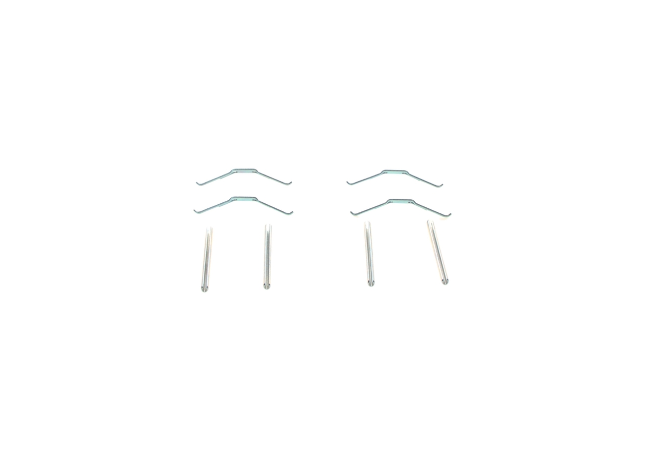Kit de acessórios, pastilhas de travão 1 987 474 210 BOSCH OPEL Corsa A CC (S83) 1.5 D (F08, M08, F68, M68) 1991 50 cv