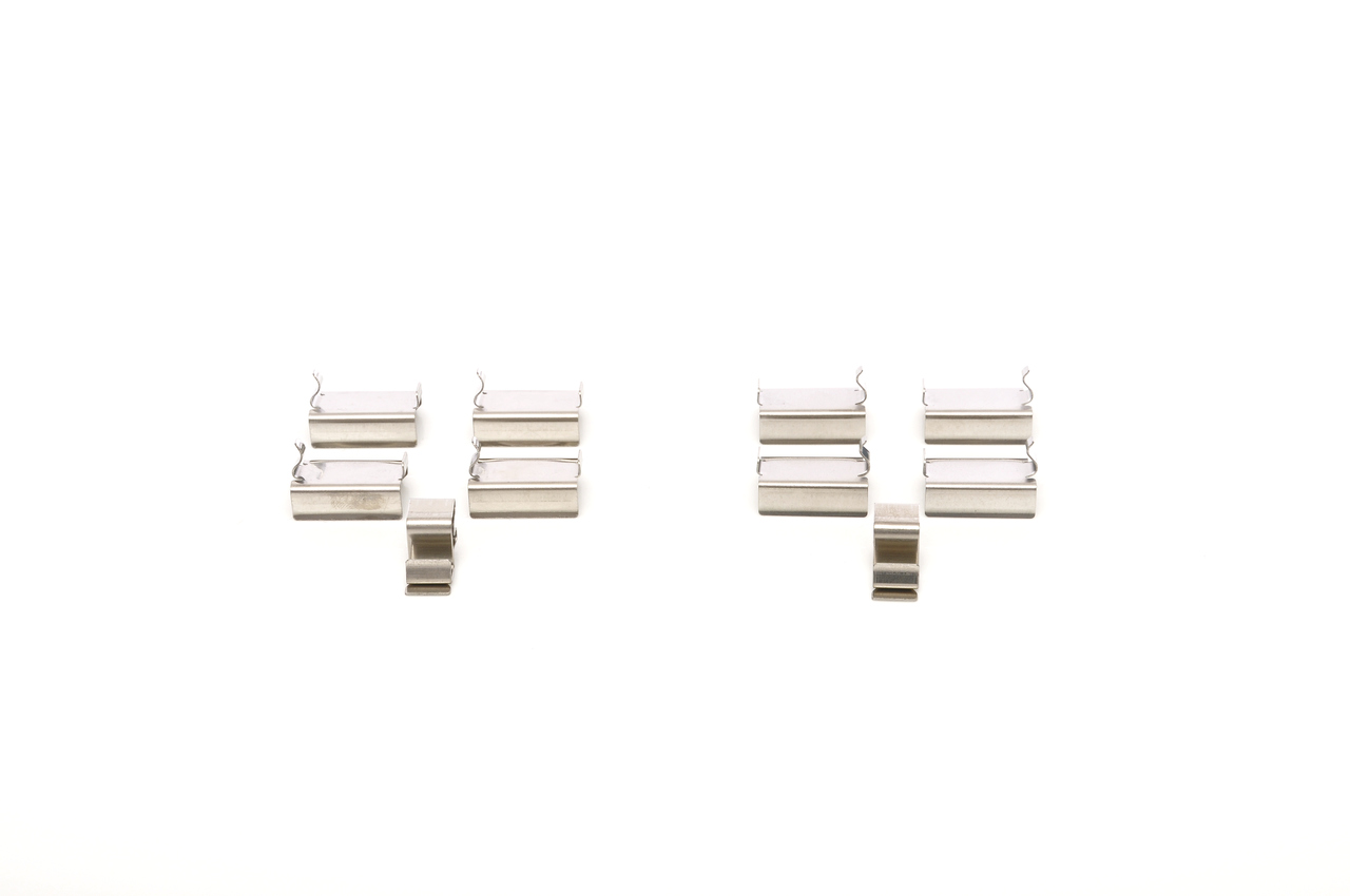 BOSCH 1 987 474 382 Brake pad fitting kit VAUXHALL Corsa Mk2 (C) (X01) 1.4 16V 90 hp Petrol 2000