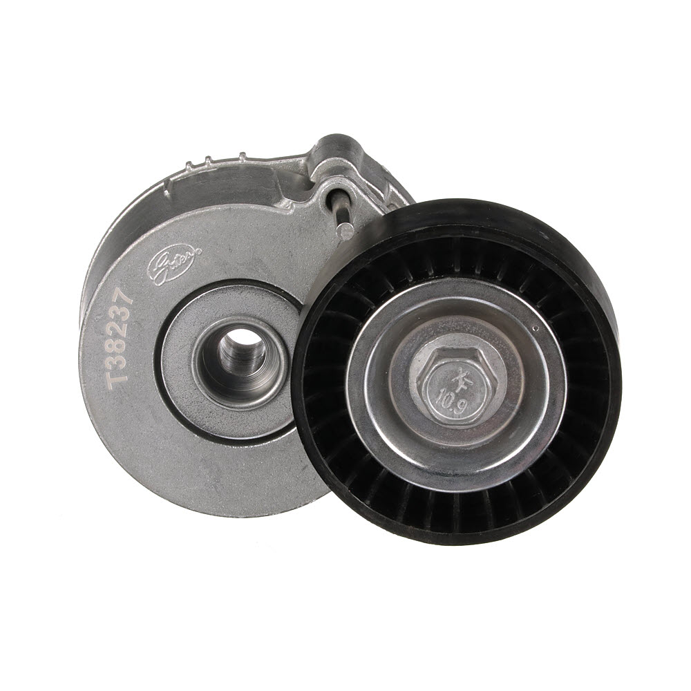 GATES T38237 drive belt tensioner PEUGEOT 407 Saloon 2.0 HDi (6DRHRH) 140hp 2010