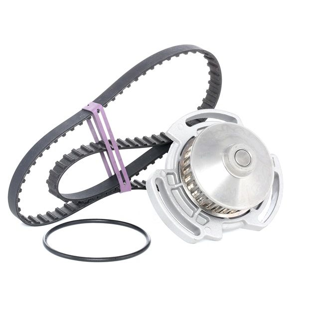 Zahnriemensatz mit Wasserpumpe 3096W0162 RIDEX VW Polo II Classic (86C, 80) 1.0 1985 45 PS