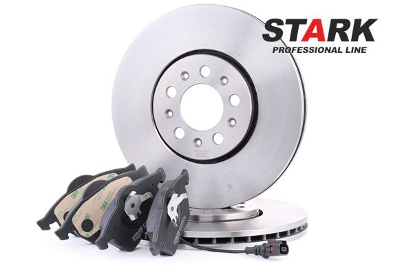 STARK | Juego de discos y pastillas de freno Eje delantero, Tipo disco de frenos: ventilado SKBK-1090351 RENAULT Kangoo I (KC) 2010 baratos online