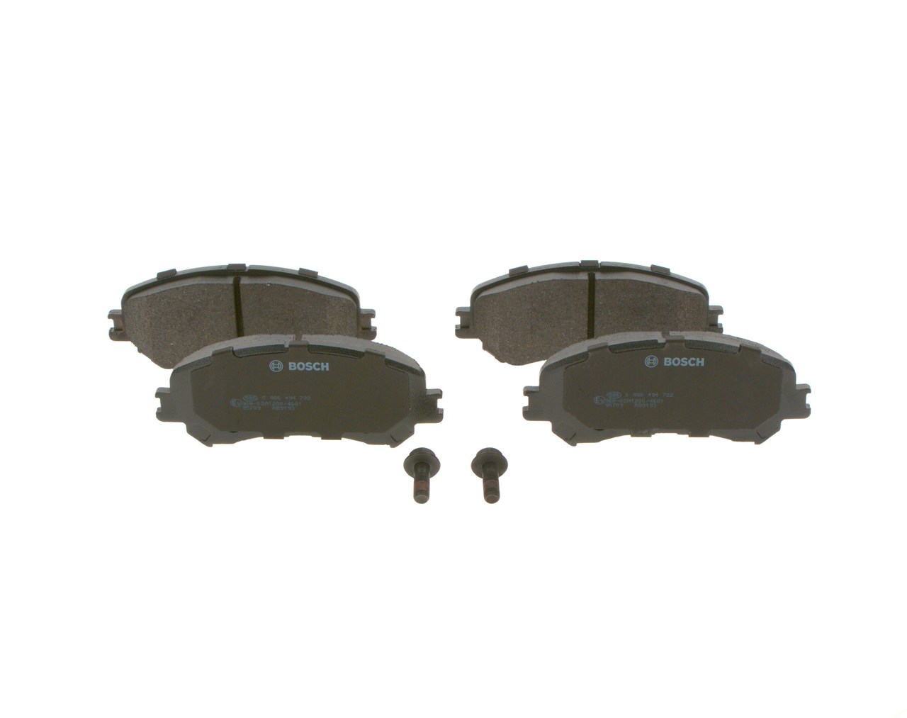 BOSCH 0 986 494 722 Bremssteine RENAULT Megane IV Schrägheck (B9A/M/N)