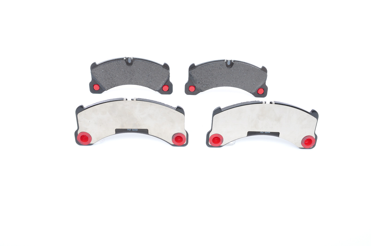Numéro OEM 7P0 698 151 C - Plaquettes de frein 0 986 494 757 AUDI, SEAT, SKODA, PORSCHE