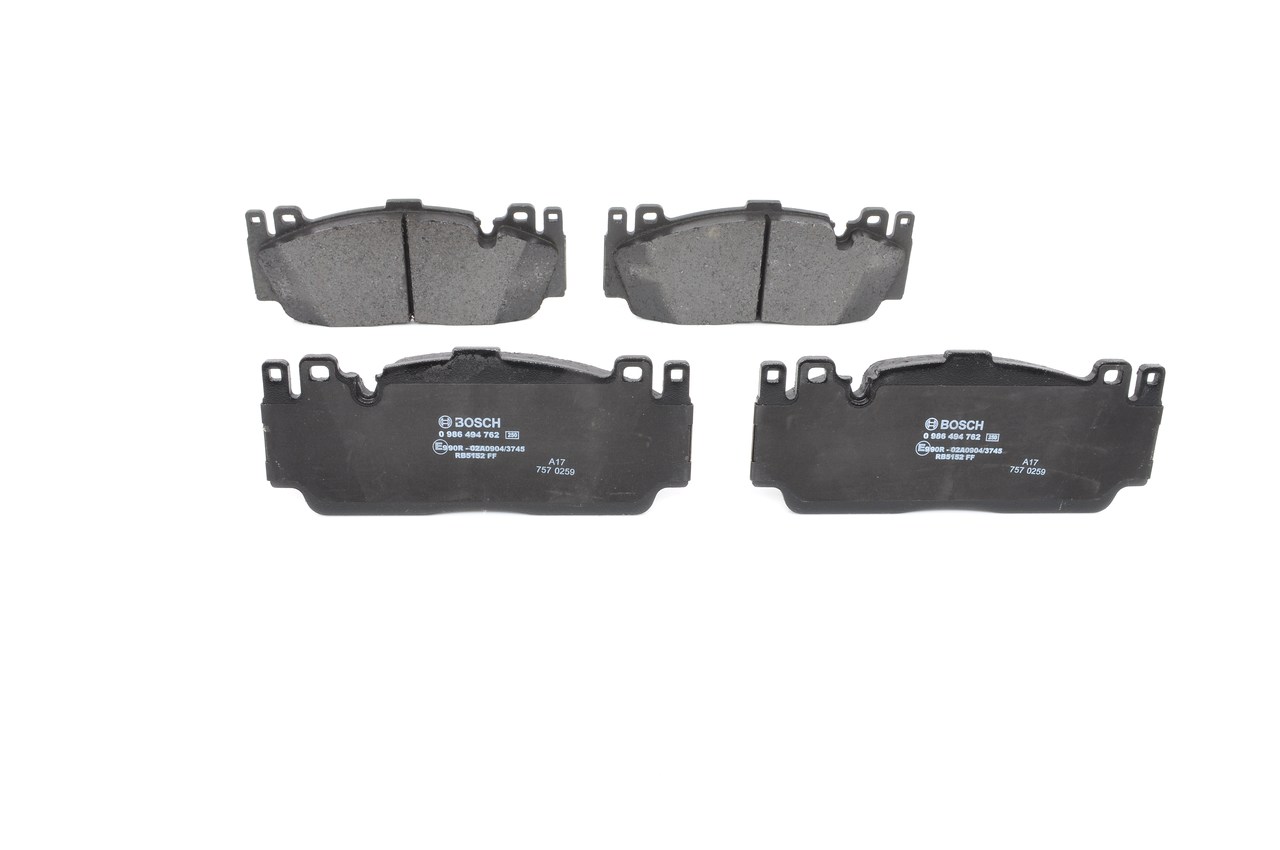 Brake pad set 0 986 494 762 BOSCH 34 11 2 284 970 BMW
