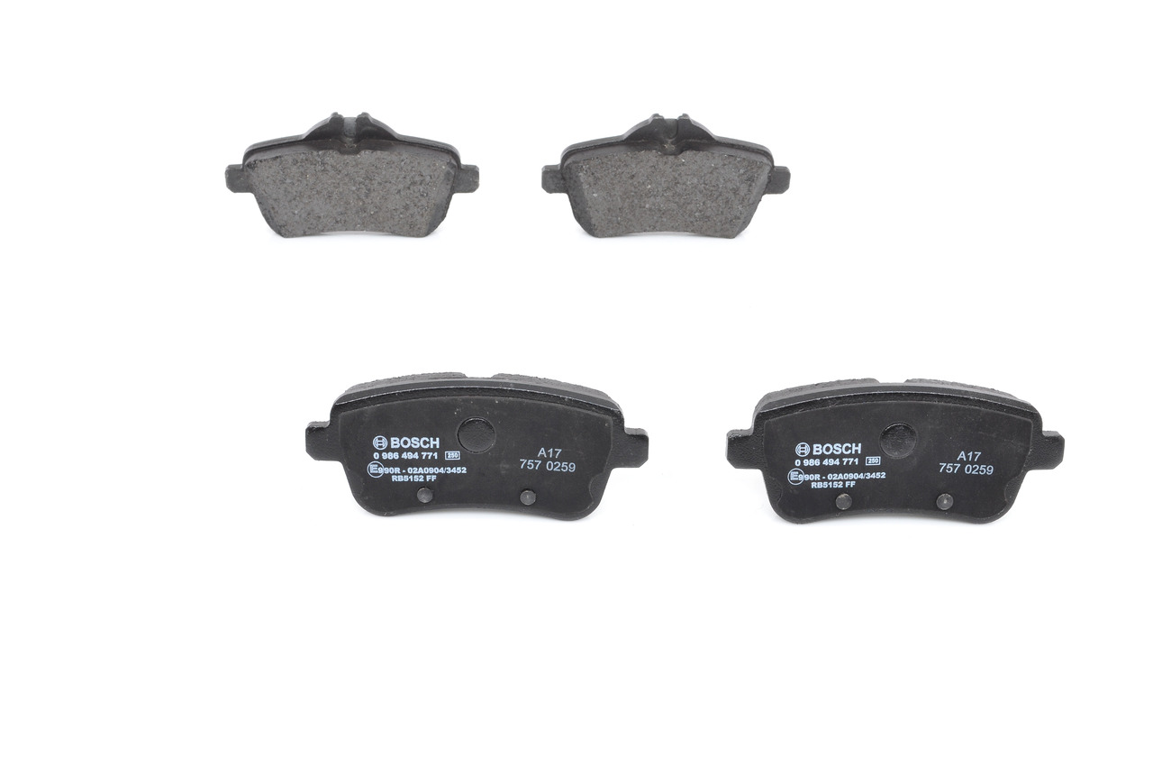 Numero OEM A 007 420 86 20 - Kit pastiglie freni 0 986 494 771 MERCEDES-BENZ