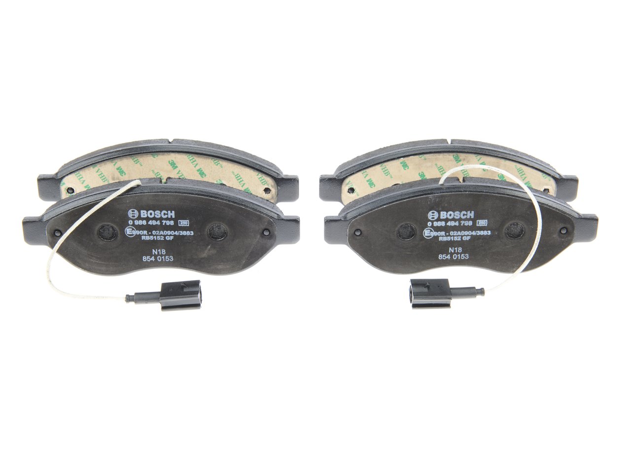 Numéro OEM 7 736 709 2 - Plaquettes de frein 0 986 494 798 PEUGEOT, CITROËN, FIAT, ALFA ROMEO, IVECO