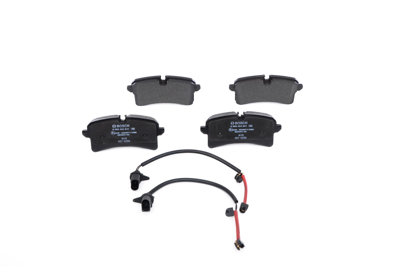 Número OEM 4H0 698 451 F - Pastilhas de travão 0 986 494 841 VW, AUDI, SEAT, SKODA