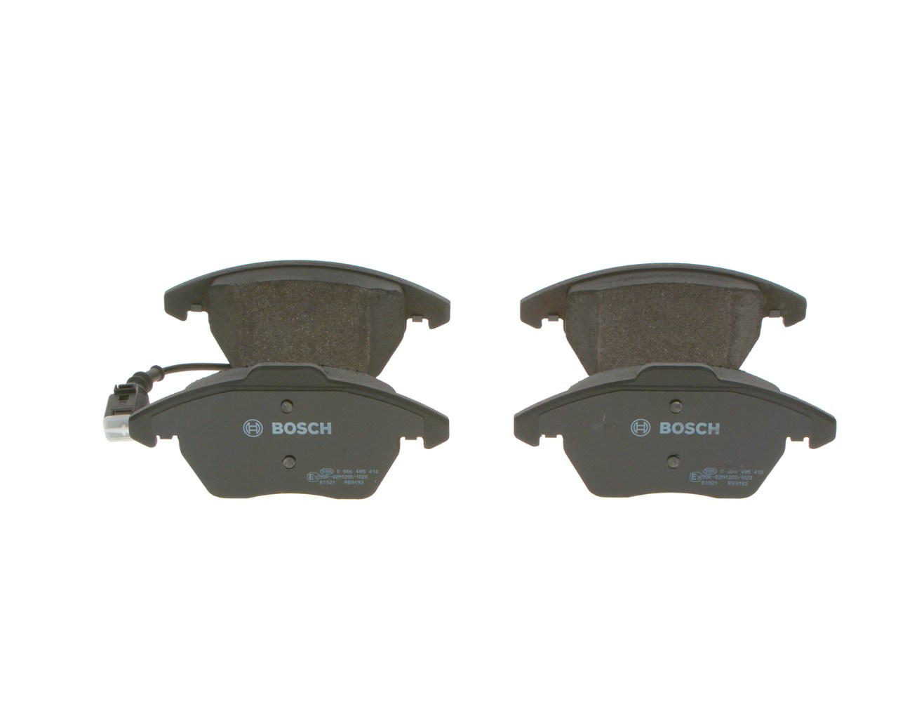 Kit pastiglie freni 0 986 495 412 BOSCH Volkswagen Touran I (1T1, 1T2) 2.0 TDI 2008 140 CV