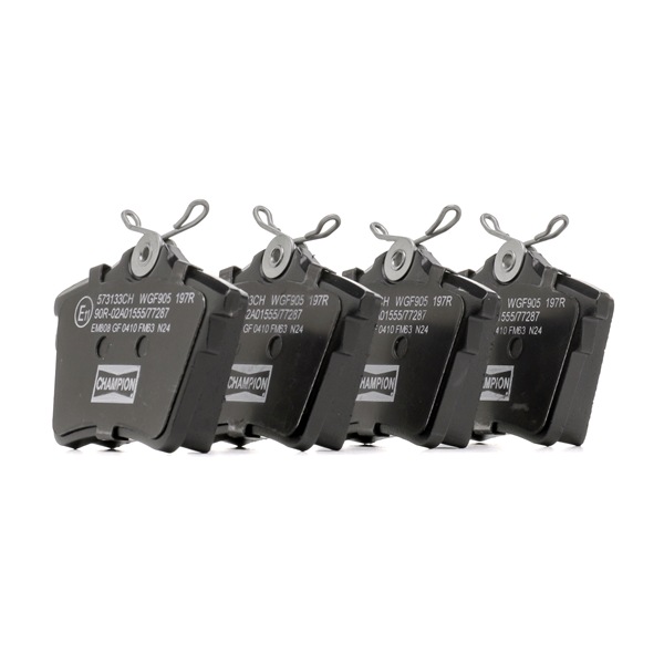 CHAMPION 573133CH brake pads PEUGEOT 407 Saloon 2.2 HDi (6D4HTH) 170hp 2009