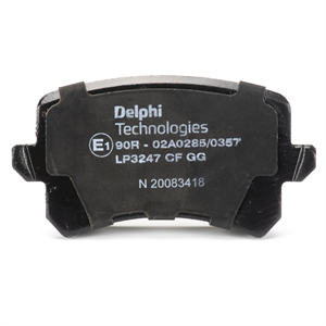 Número OEM 3C0 698 451 C - Juego de pastillas de freno LP3247 SEAT, AUDI, SKODA, PORSCHE