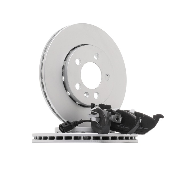 MAPCO | Kit freni Assale anteriore, Tipo disco freno: ventilato, Con contatto segnalazione usura 47855HPS Volkswagen Polo V Hatchback (6R1, 6C1) 2013 economici online