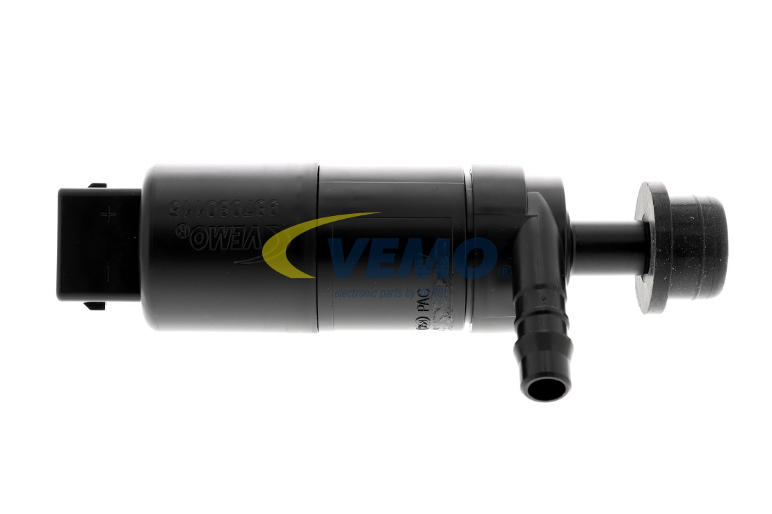 Vaskevannspumpe, lyskastervasking V25-08-0015 VEMO FORD Fiesta Mk4 Hatchback (JAS, JBS) 1.0 i 1999 65 hk