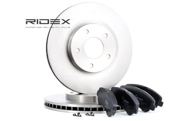 3405B0122 RIDEX 5581057L50 Brake discs and pads set