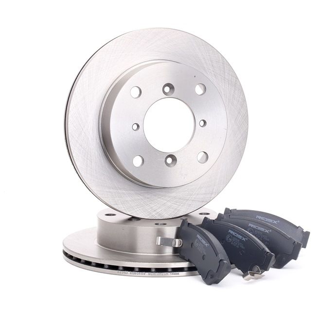 Suzuki SWIFT 2 (AH, AJ) brake rotors and pads RIDEX 3405B0190