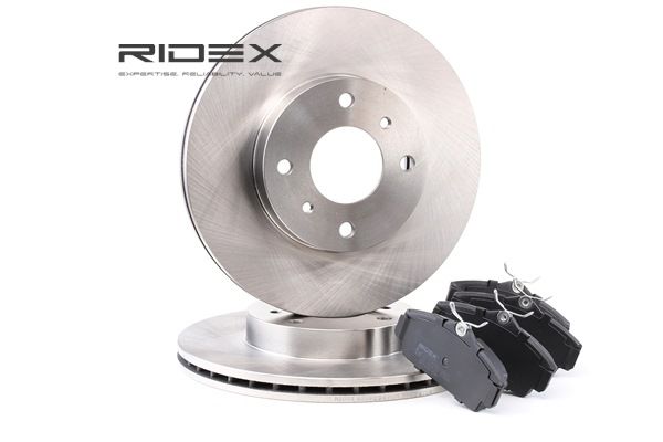 Número OEM 40206 55F03 - Kit de discos de freno y pastillas 3405B0200 NISSAN, INFINITI