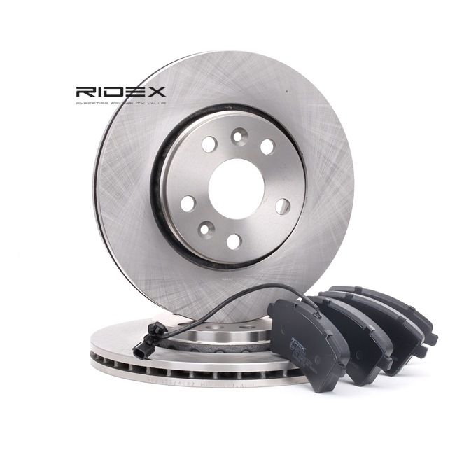Bremsen-Set 3405B0233 RIDEX RENAULT Kangoo II Express (FW) 1.5 dCi 90 (FW0G, FW05, FW08, FW11) 2017 90 PS