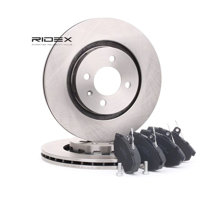 Kit de travões 3405B0272 RIDEX VW Passat B3/B4 Sedan (3A2, 35i) 1.8 G60 Syncro 1989 160 cv