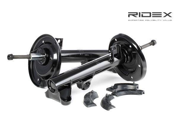RIDEX | Amortiguadores Espiga arriba, Eje delantero, Presión de gas, Bitubular, Columna de amortiguador 854S1675 AUDI A8 D3 (4E2, 4E8) 2008 baratos online