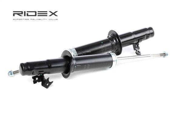 RIDEX | Amortecedor cavilha em cima, Eixo dianteiro, Pressão do gás, Tubo duplo, Amortecedor com assento de mola 854S1778 ROVER Coupe 1999 baratos online