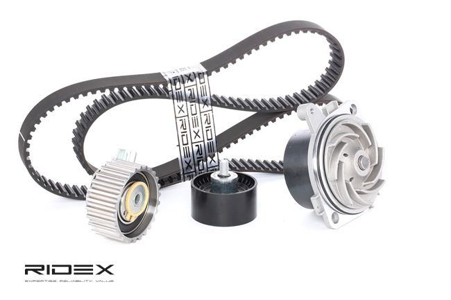 Zahnriemensatz mit Wasserpumpe 3096W0115 RIDEX ALFA ROMEO 156 Limousine (932) 1.6 16V T.SPARK (932.A4, 932.A4100) 1997 120 PS