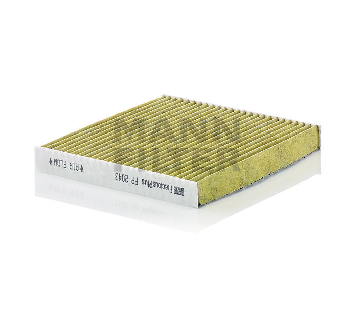 MANN-FILTER | Pollenfilter Aktivkul-filter med Polyphenol, med antibakteriel virkning, Finstøvfilter (PM 2.5), med anti-skimmel virkning, Aktivkulfilter FP 2043 MAZDA CX-7 (ER) 2014 billig online