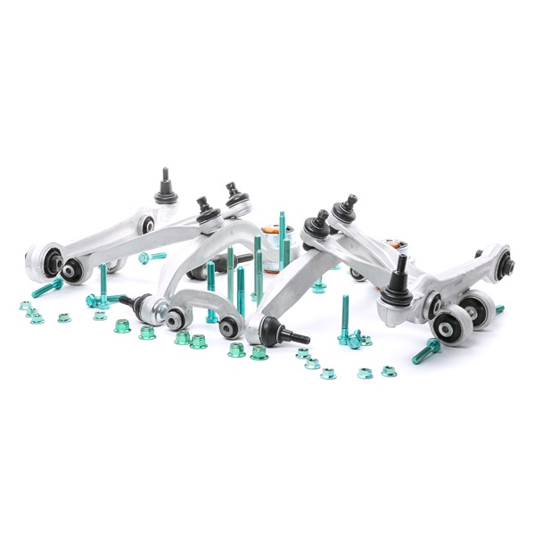 RIDEX | Styrarmssats hjulupphängning Framaxel, båda sidor, Upptill, Nedre, med säkringsskruvsats, med kopplingsstag 772S0002 VW Passat B5 GP Variant (3BG, 3B6) 2003 billiga online