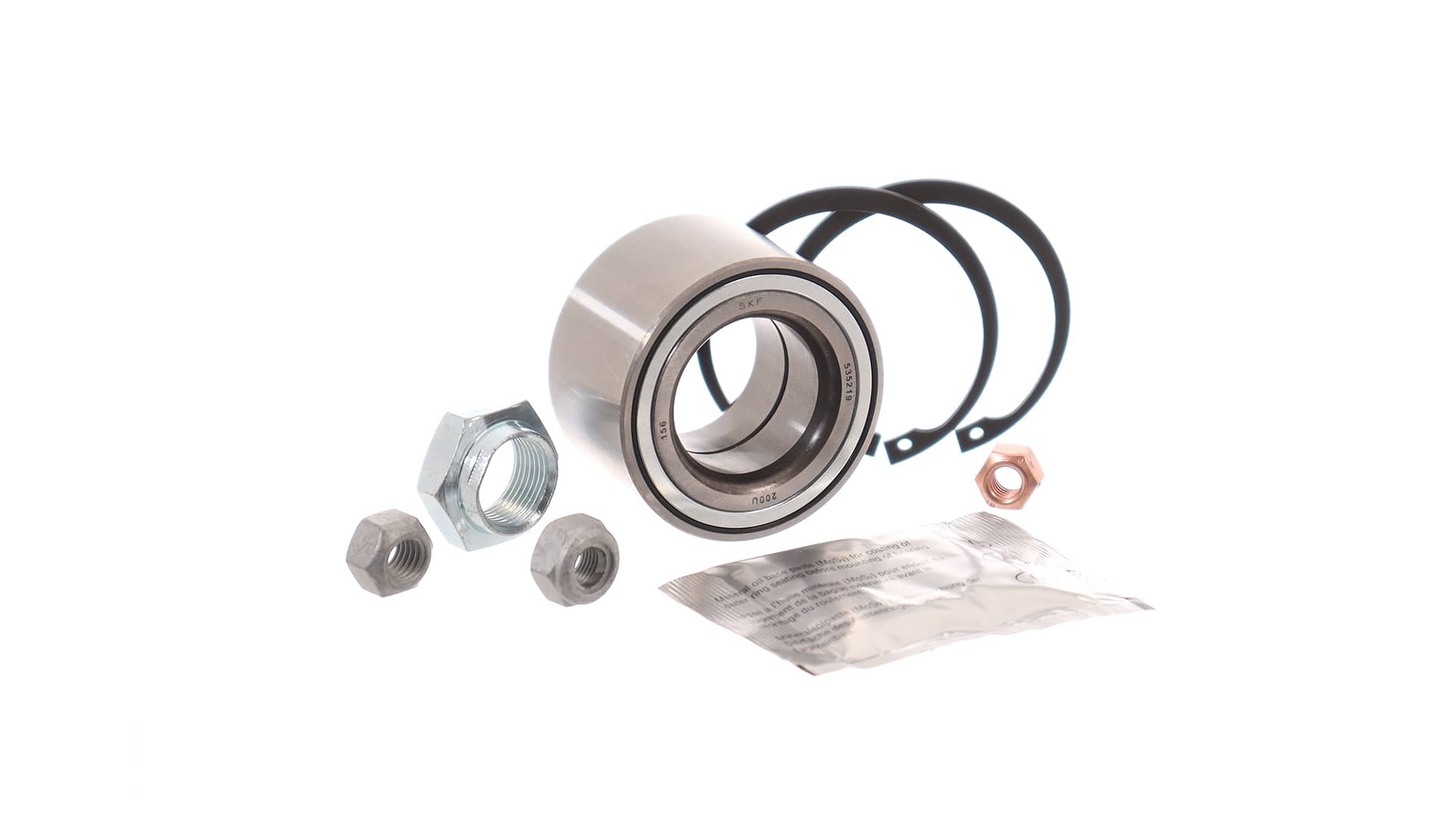 Achsaufhängung VW Polo 2 86C: Radlagersatz SKF VKBA 577
